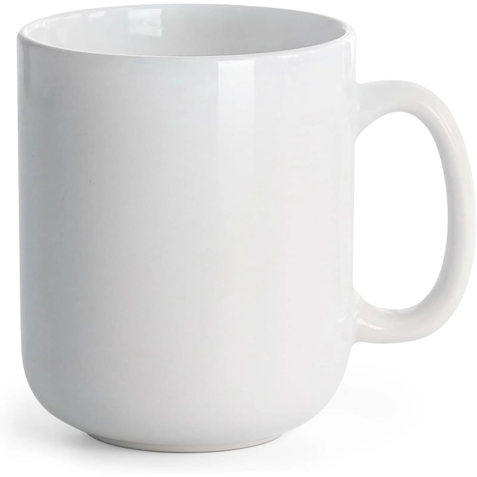 harebe 20 OZ Large Coffee Mug | Big Capacity Ceramic Tea Cup for Office & Home — White