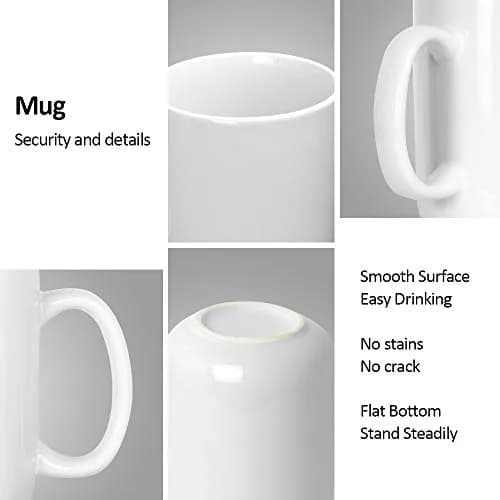 harebe 20 OZ Large Coffee Mug | Big Capacity Ceramic Tea Cup for Office & Home thumbnail 3