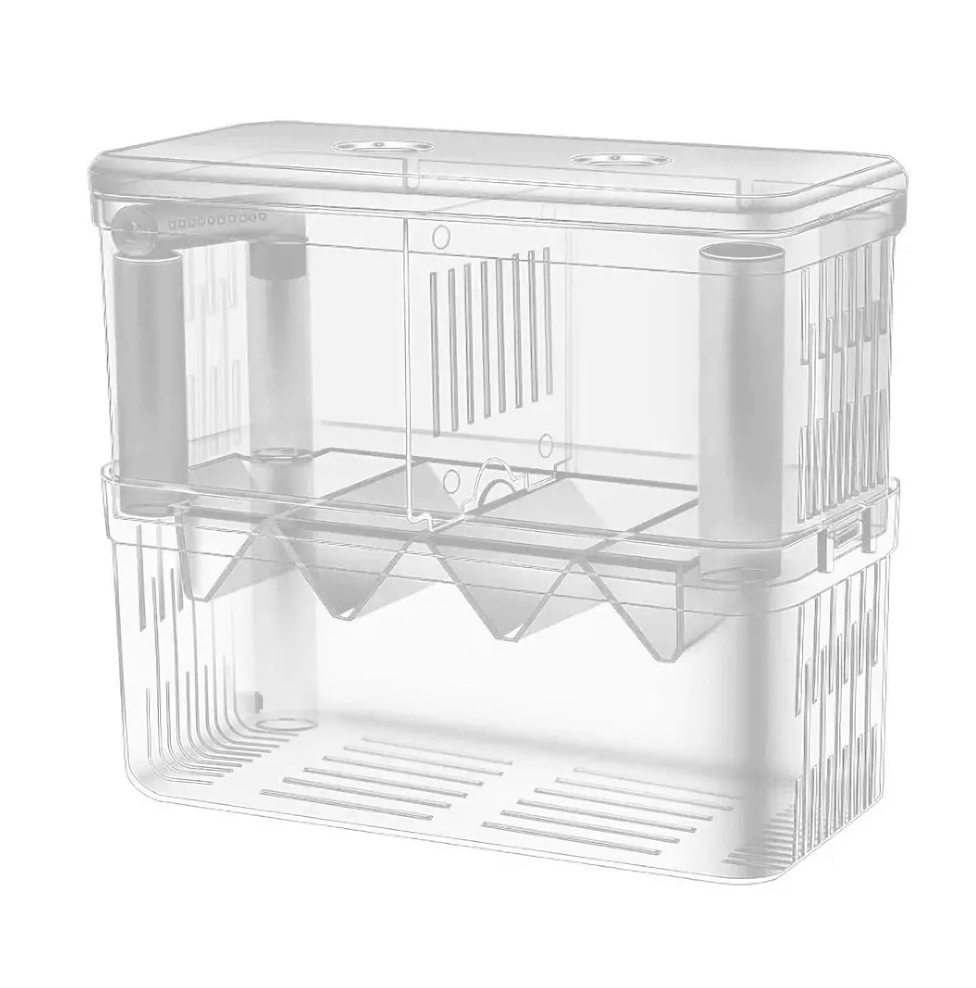 J-star Large Fish Breeder Box for Aquarium Tank | Acrylic Fish Hatchery & Isolation Tank