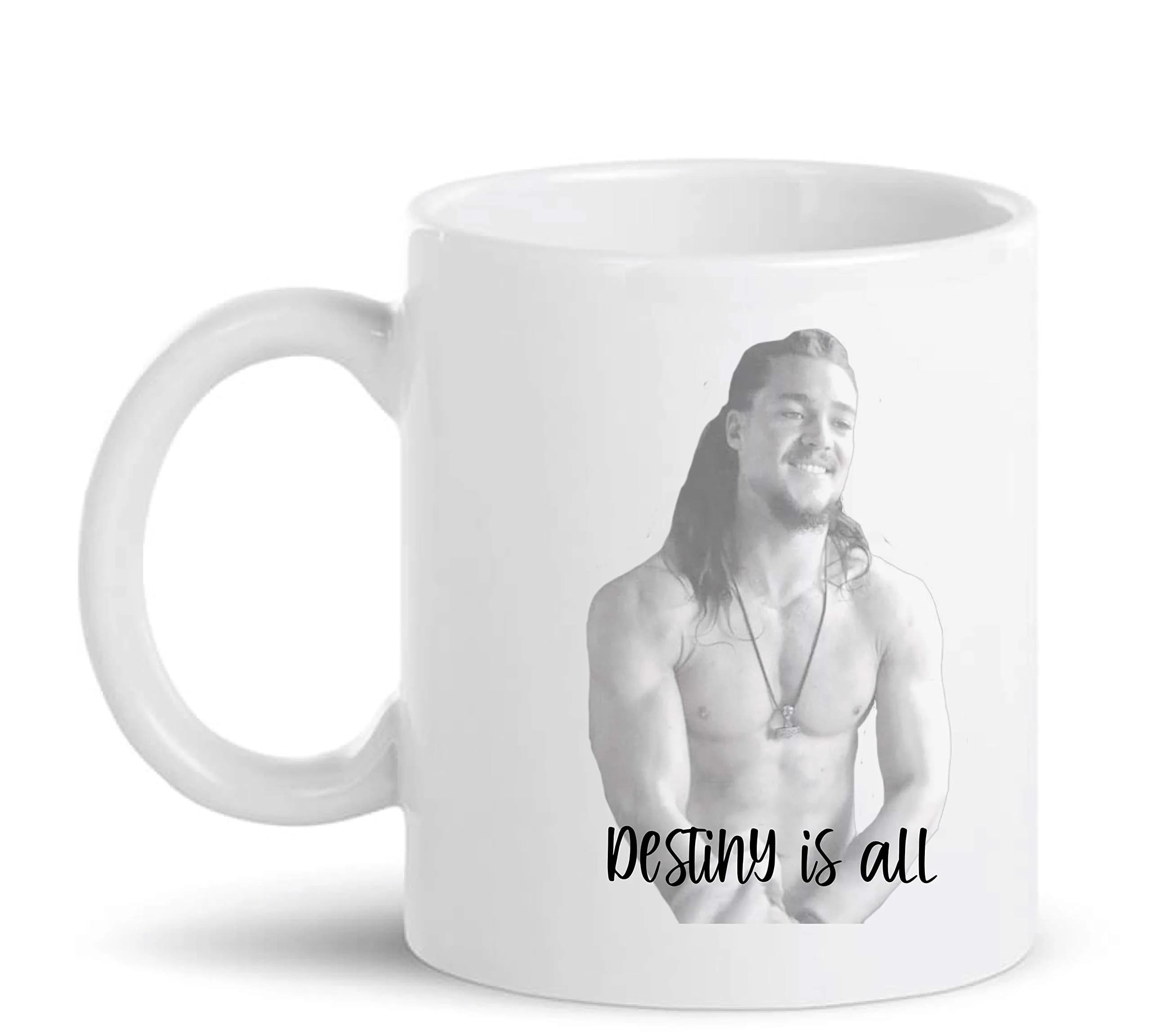 BALOR Stellmark Destiny Is All Shirtless Uhtred Coffee Mug 325ml (11 ounce) | Gift for Fans of The Last Kingdom — 11 Ounces