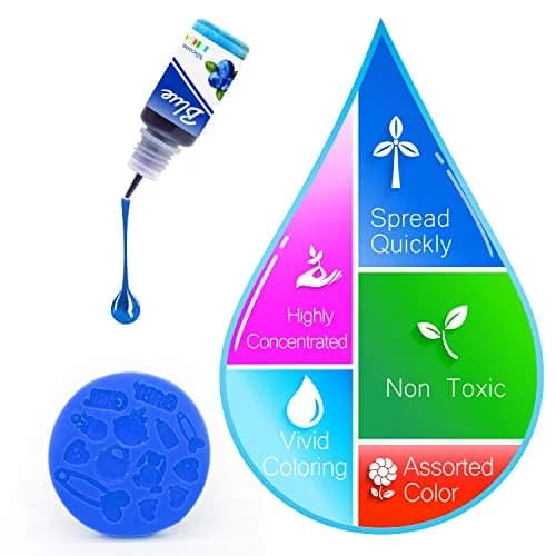 DecorRom Liquid Silicone Pigment Set | 8 Colors x 10ml Each for Mold Making & Casting thumbnail 6