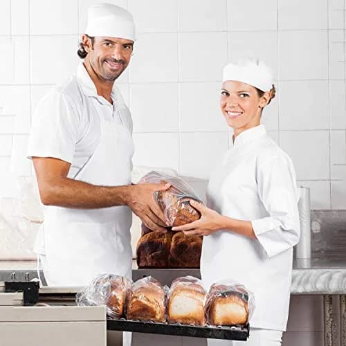 Morepack Plastic Bread Bags 38cm x 15cm x 15cm (15"x6"x6") | Gusseted for Large Loaves thumbnail 5