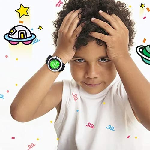 Viposoon Kids Dinosaur Watch Green Silicone Strap | Fun Time-Telling Toy for Boys & Girls Ages 3-11 thumbnail 6