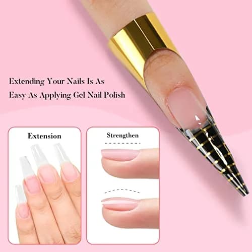 AIMEILI Builder Base Clear Sheer Color Gel, 6x10ml | No Wipe, Vegan, Hema-Free, Soak Off thumbnail 5