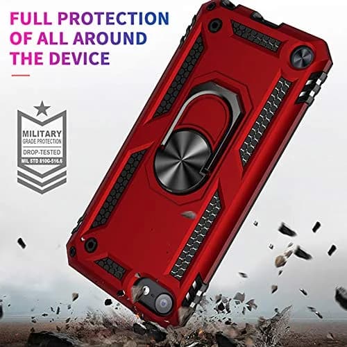 ULAK for iPod Touch 7/6/5 Case with 2HD Screen Protectors | Heavy Duty Drop & Scratch Protection thumbnail 3