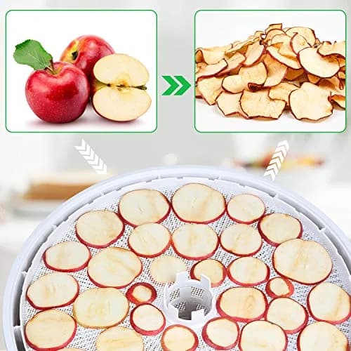 Blulu 4 Pcs 13 Inch Round Silicone Dehydrator Sheets Non Stick Food Dehydrator Mats Reusable Silicone Steamer Mesh Baking Mat for Fruit Dryer thumbnail 7