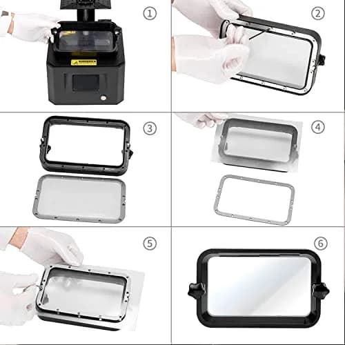 Comgrow FEP Film Release Films 200 x 140 x 0.15mm (6-Pack) | High Transmittance for SLA/DLP 3D Printers thumbnail 4