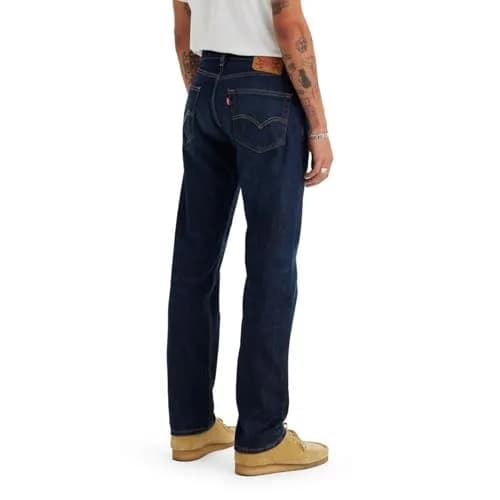 Levi's Men's 505 Regular Fit Jeans | Classic Straight Leg, Cotton Blend, Mid Rise, 33W x 30L thumbnail 2
