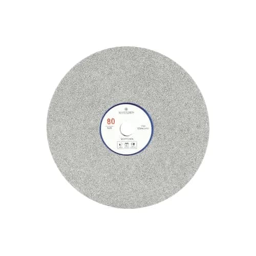 SCOTTCHEN Diamond Flat Lap Wheel 6" (15.24cm) x 1/2" (12.7mm) Arbor 80 Grit Grinding Disc | For Hard Materials & Lapidary thumbnail 1