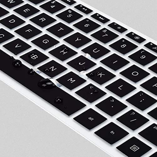 imComor Black Silicone Keyboard Cover for HP Pavilion 27/24 All-in-One PC & Wireless Keyboard Combo 800 (US Layout) thumbnail 5