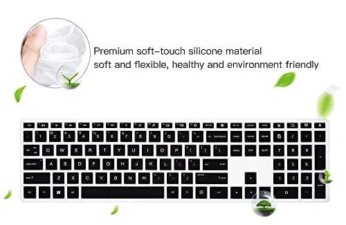 imComor Black Silicone Keyboard Cover for HP Pavilion 27/24 All-in-One PC & Wireless Keyboard Combo 800 (US Layout) thumbnail 6