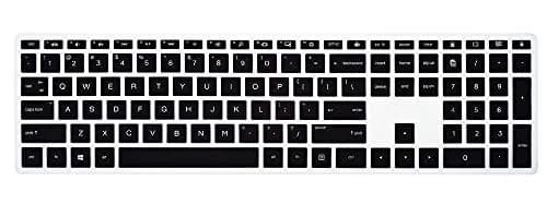 imComor Black Silicone Keyboard Cover for HP Pavilion 27/24 All-in-One PC & Wireless Keyboard Combo 800 (US Layout) thumbnail 3