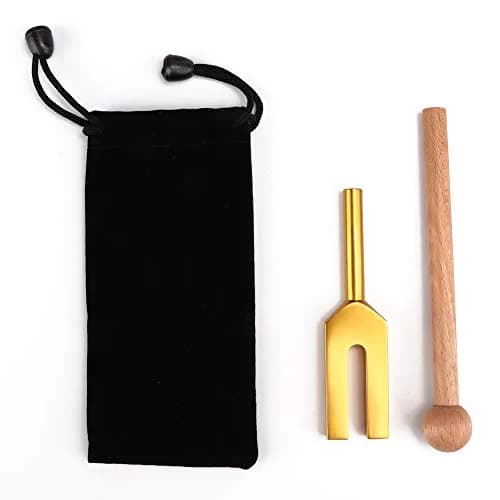 HURRISE 4096Hz Tuning Fork with Hammer and Bag | Meditation, Sound Healing, and Stress Relief thumbnail 1