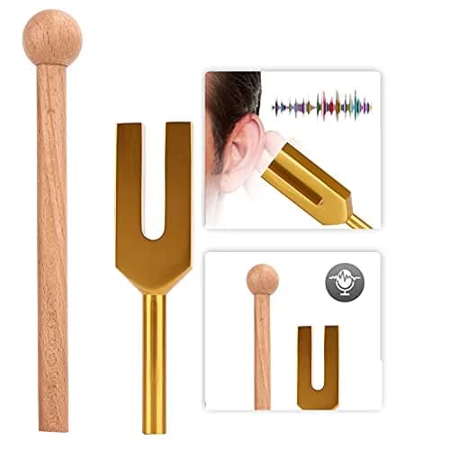 HURRISE 4096Hz Tuning Fork with Hammer and Bag | Meditation, Sound Healing, and Stress Relief thumbnail 4