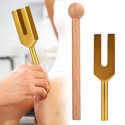 HURRISE 4096Hz Tuning Fork with Hammer and Bag | Meditation, Sound Healing, and Stress Relief thumbnail 2