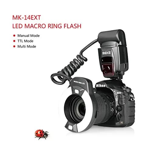 Meike MK-14EXT-N I-TTL Macro Ring Flash for Nikon DSLR Cameras | 14 Guide No. | Natural Light Approach thumbnail 3
