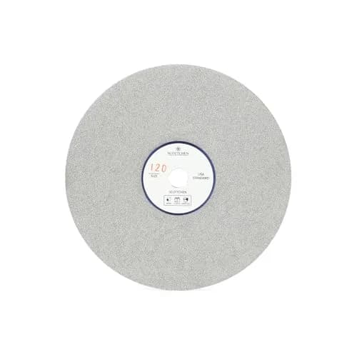 SCOTTCHEN Diamond Flat Lap Wheel 6" (15.24cm) x 1/2" (12.7mm) Arbor 120 Grit Grinding Disc | For Hard Materials & Jewellery thumbnail 1