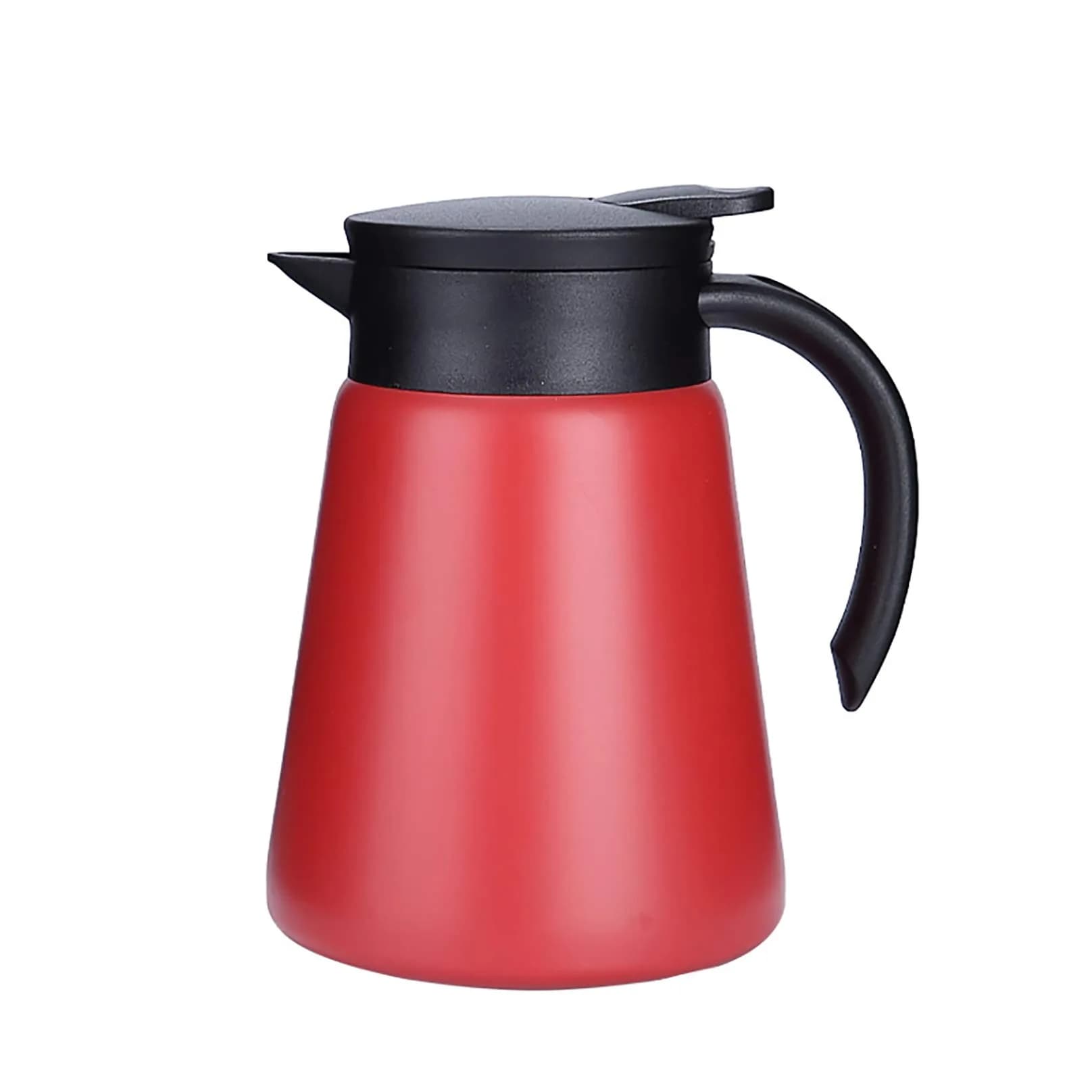 JOYSIP Red 800ml (27oz) Thermal Coffee Carafe with Handle | Double Walled Vacuum Insulated Pot — Red
