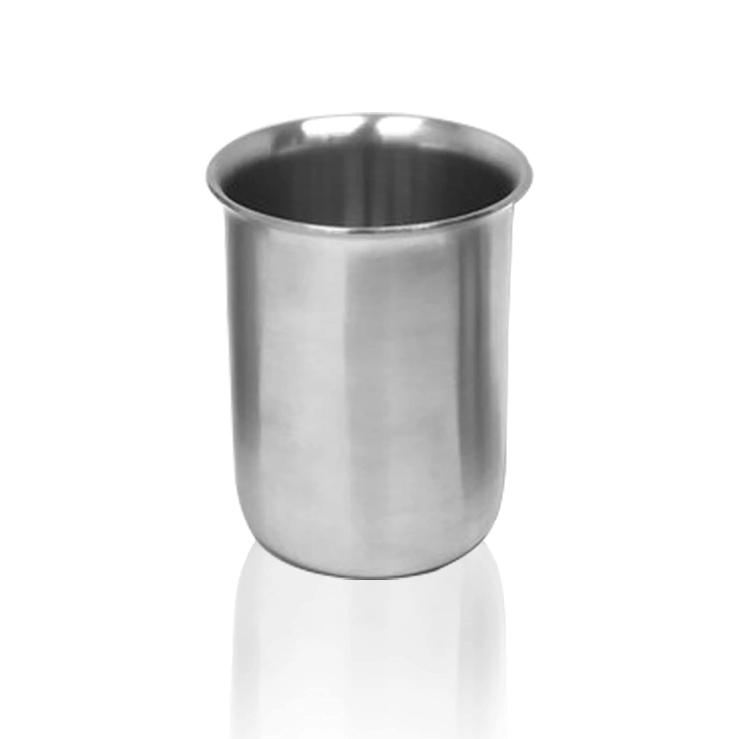 Edu-labs Stainless Steel Lab Beaker with Rim, Low Form, 500mL (16.9 Fl Oz) | Industrial & Scientific Equipment