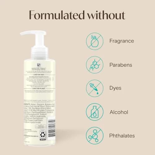 Aveeno Calm + Restore Nourishing Oat Face Cleanser 232ml (7.8 Fl Oz) | Gentle Hydrating Cleanser for Sensitive Skin thumbnail 8