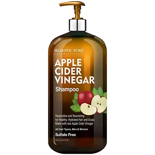 Majestic Pure Apple Cider Vinegar Shampoo, Sulfate Free 473ml (16 Fl Oz) | For Dandruff & Frizz Control thumbnail 1