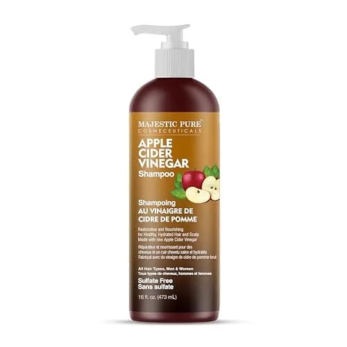 Majestic Pure Apple Cider Vinegar Shampoo, Sulfate Free 473ml (16 Fl Oz) | For Dandruff & Frizz Control thumbnail 2