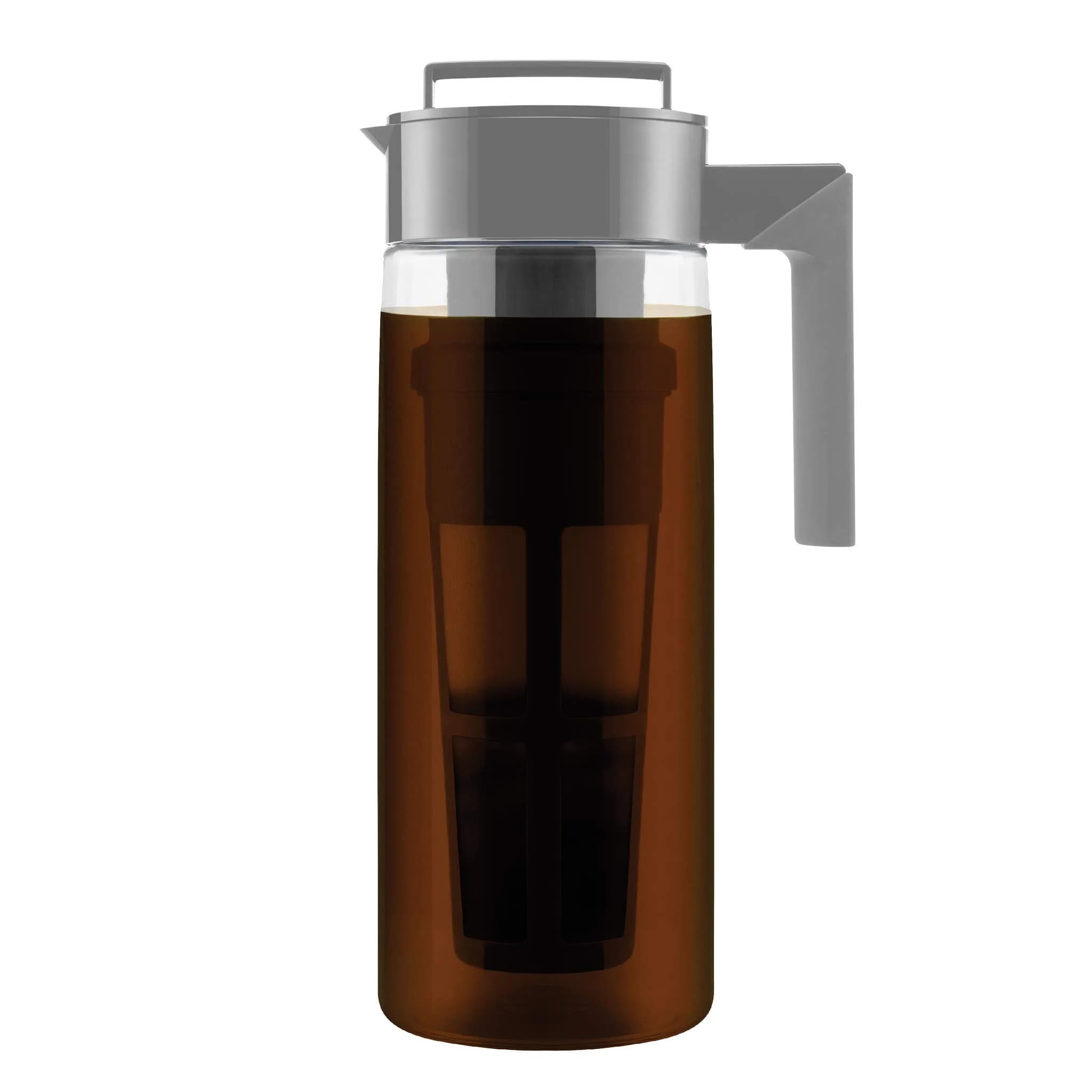 Takeya Deluxe Cold Brew Coffee Maker - 2 Quart Stone | Smooth, Less Acidic Coffee at Home - main product image