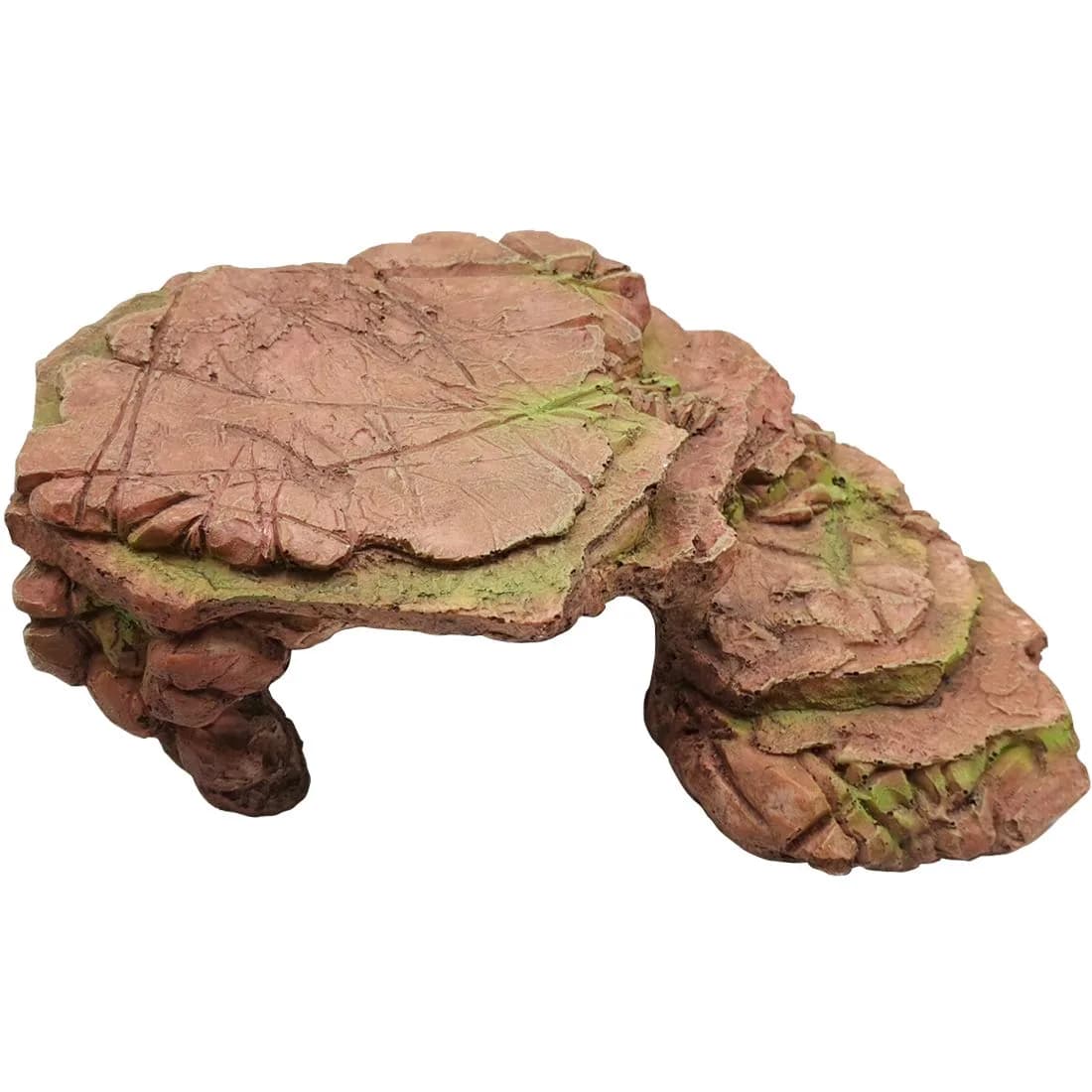 TIHOOD Rectangular Turtle Basking Platform 24cm (9.45in) | Resin Reptile Resting Terrace for Fish Tanks - main product image
