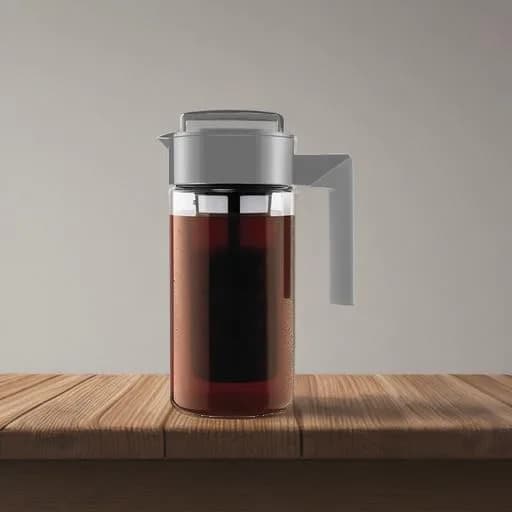 Takeya Deluxe Cold Brew Coffee Maker 1 L (34 oz) | BPA-Free Tritan Pitcher with Airtight Lid & Fine-Mesh Filter - view 5