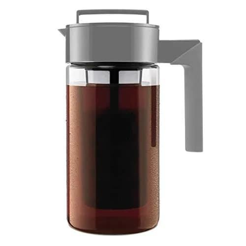 Takeya Deluxe Cold Brew Coffee Maker 1 L (34 oz) | BPA-Free Tritan Pitcher with Airtight Lid & Fine-Mesh Filter thumbnail 1