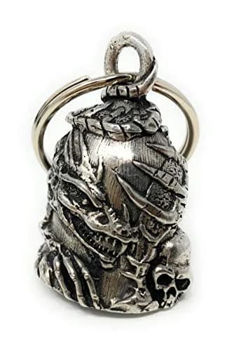 Bravo Bells Skull Dragon Bell - Biker Bell Accessory for Good Luck on the Road thumbnail 1