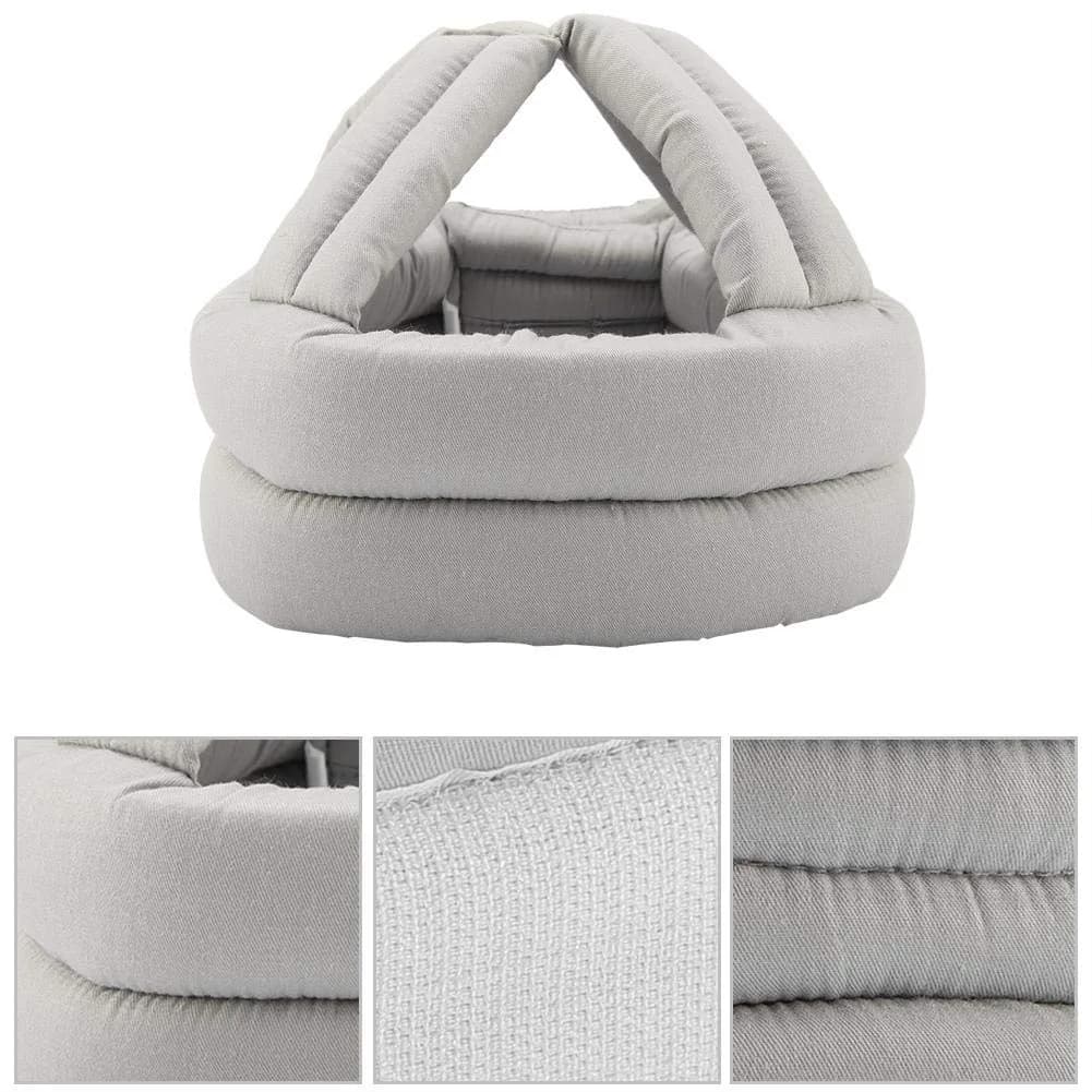 TOPINCN Elder Safety Protection Helmet Light Grey | Adjustable Fall Prevention Head Guard - view 4