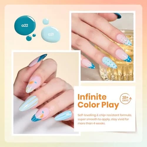 Beetles Gel Polish Set, Farmstand Fresh 6 Colors (7.5ml Each) | 10-Free Formula, Long-Lasting Gel Nail Polish thumbnail 2