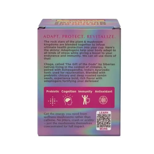 Teeccino Chaga Ashwagandha Tea - Butterscotch Cream - 10 TeaBags - Organic Mushroom Adaptogenic Herbal Tea, 3x More Herbs than Regular Tea Bags, Prebiotic, Caffeine Free, Gluten Free thumbnail 7