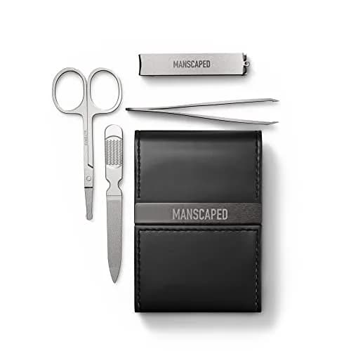 MANSCAPED Shears 2.0 Tempered Stainless Steel Nail Kit | Luxury 4-Piece Grooming Set for Men & Travel thumbnail 1