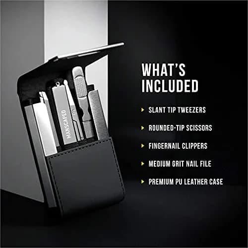 MANSCAPED Shears 2.0 Tempered Stainless Steel Nail Kit | Luxury 4-Piece Grooming Set for Men & Travel thumbnail 7