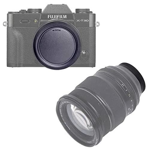 ULBTER Fuji X Mount Camera Body Cap & Rear Lens Cap Kit | Protects Sensor & Lens Elements thumbnail 5