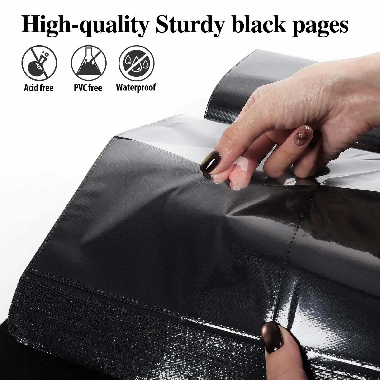 RECUTMS Photo Albums 4x6 Pictures | Large Capacity, Elegant PU Leather Cover, 600 Pockets, Ideal for Weddings & Travel — A-Grey / 600 Pockets thumbnail 4
