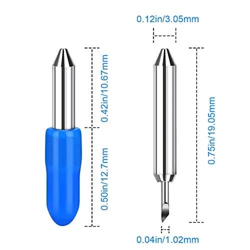 Mekote 5pcs Replacement Cutting Blades for Cricut Joy & Joy Xtra | Germany Tungsten Steel & Stainless Steel thumbnail 2