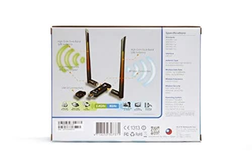 ALFA Network AWUS036ACM AC1200 USB Wi-Fi Adapter | Dual-Band 2.4GHz/5GHz, USB 3.0, External Antenna thumbnail 4