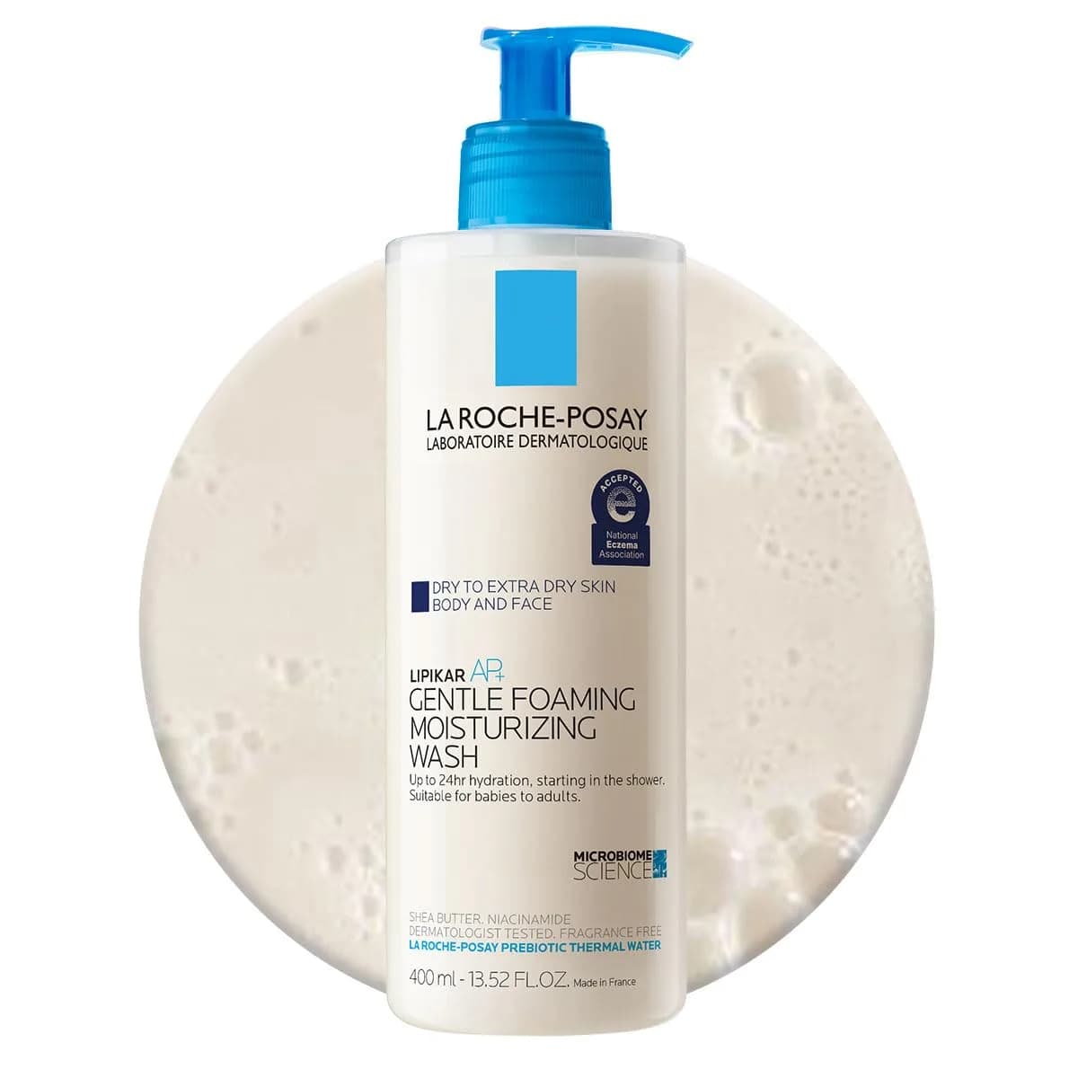 La Roche-Posay Lipikar AP+ Gentle Moisturizing Body Wash 400ml (13.52 Fl Oz) | Cleanses Dry, Sensitive Skin - main product image