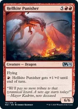 Magic: The Gathering Singles Hellkite Punisher | Multicoloured Anime Card for Collectors (1 card, Ungraded)