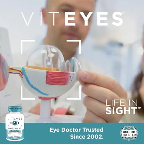 Viteyes Omega-3 TG Supports Eye & Heart Health | Natural Triglyceride Fish Oil Formula, 60 Count thumbnail 5