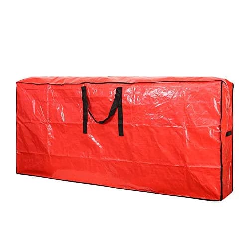 Sattiyrch Red Christmas Tree Storage Bag | Fits Up to 9 ft Disassembled Trees | 156 cm (61.4 in) Length thumbnail 1