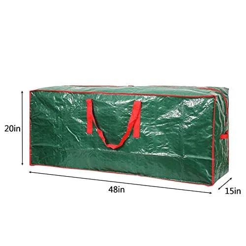Sattiyrch Christmas Tree Storage Bag - 7.5 ft Tree Capacity, 121.9 cm (48") L x 38.1 cm (15") H x 50.8 cm (20") W | Protects from Dust & Moisture thumbnail 2