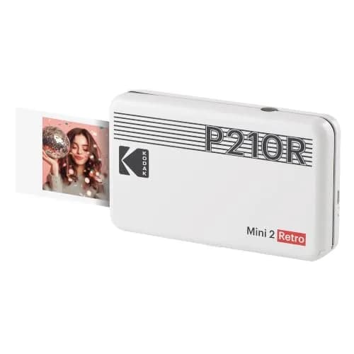 KODAK Mini 2 Retro Portable Photo Printer - White, Includes 8 Photo Sheets thumbnail 1
