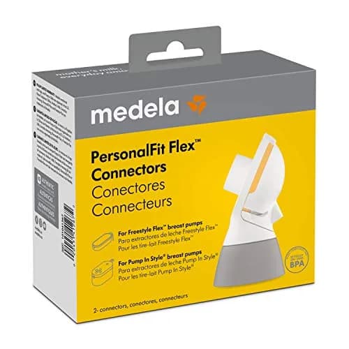 Medela PersonalFit Flex Replacement Connectors, 2 Count | Closed System, BPA-Free, Authentic Spare Parts thumbnail 4