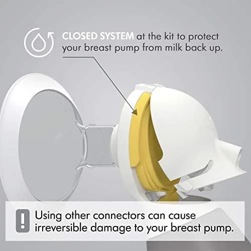 Medela PersonalFit Flex Replacement Connectors, 2 Count | Closed System, BPA-Free, Authentic Spare Parts thumbnail 2