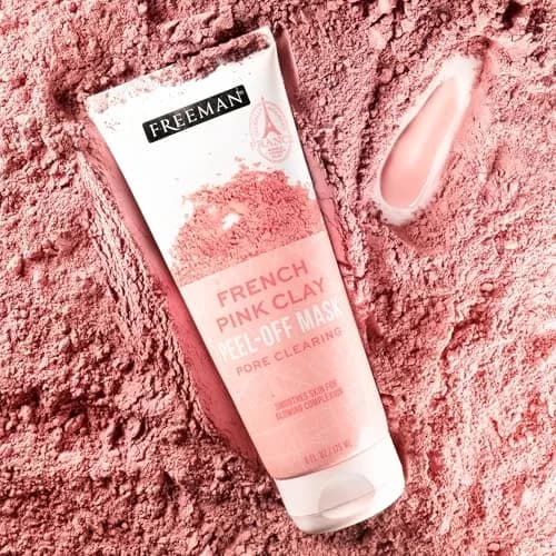 Freeman Exotic Blends French Pink Clay Peel Off Face Mask | Detox & Clear Pores, 6 Fl Oz thumbnail 7