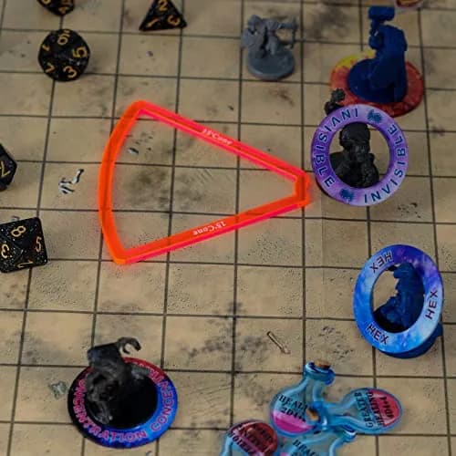 CZYY DND Condition Rings, 96 Status Effect Markers with Storage Box | ABS Plastic, Color Printed Icons thumbnail 8